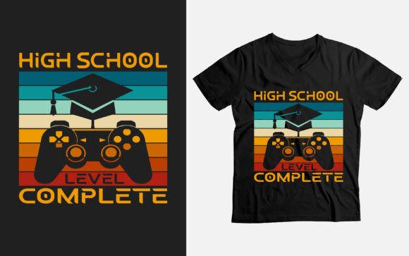 Back to School High School Level Graphics & T-Shirt Designs