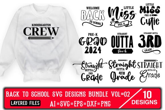 Back to School SVG Designs Bundle Vol.02: Graphics for Crafts & Campaigns