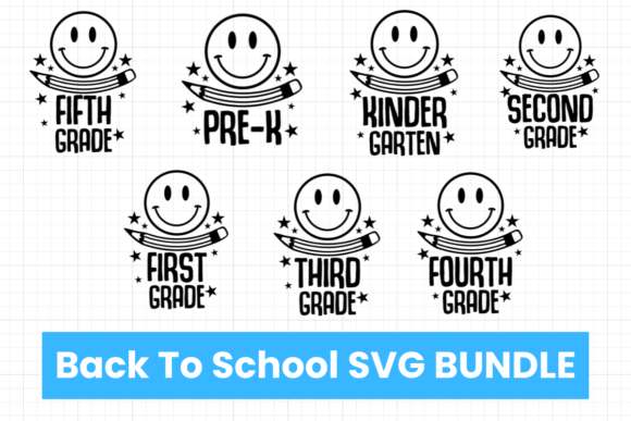 Back to School SVG Pack - V2: Graphics for T-Shirt Designs