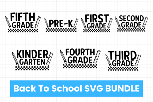 Back to School SVG Pack - V5: Graphics for T-Shirt Designs