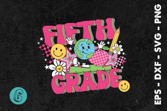 Fifth Grade Back to School SVG Graphics for Crafts