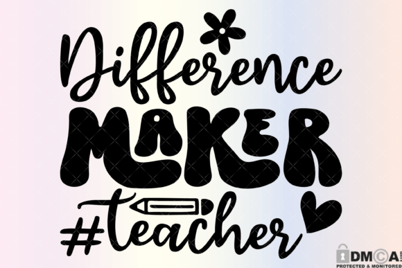 Graphics for Print Templates: A Brand Designer’s Take on Difference Maker Svg PNG