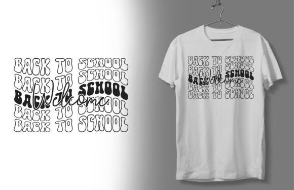 Groovy Welcome Back to School SVG Graphics for Crafts