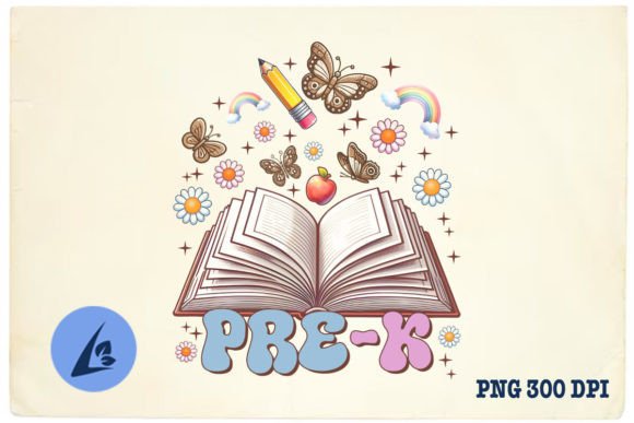 Pre K Teacher Back to School PNG Graphics for Crafts